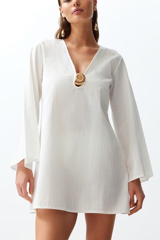 Robe de plage - Blanc