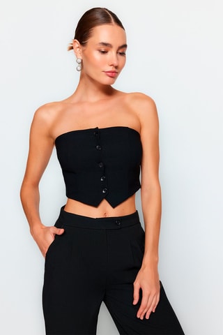 Crop top - Noir