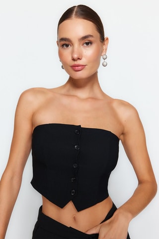 Crop top - Noir