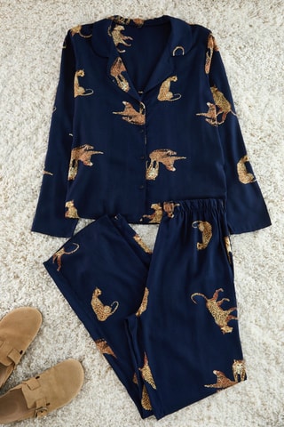 Pyjama - Bleu et marron