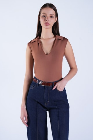 Blouse - Marron