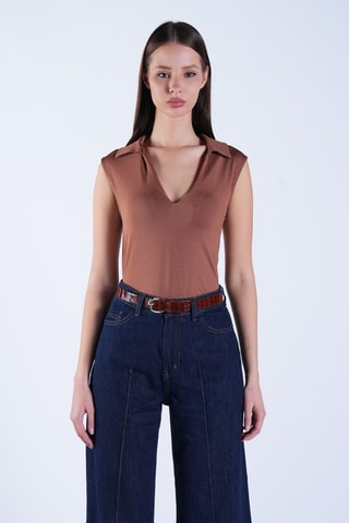 Blouse - Marron