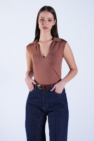 Blouse - Marron