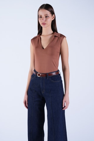 Blouse - Marron