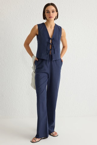 Top et pantalon - Bleu