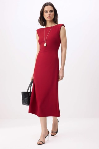 Robe droite - Bordeaux