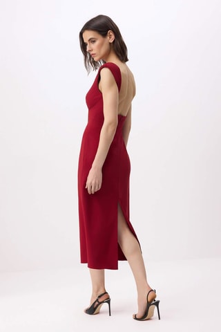 Robe droite - Bordeaux