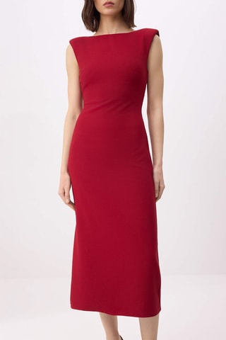 Robe droite - Bordeaux