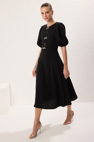Robe midi - Noir