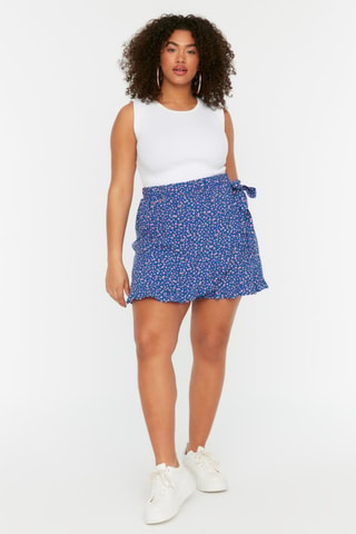 Jupe-short - Bleu