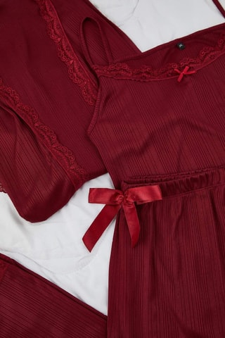 Pyjama 3 pièces - Rouge