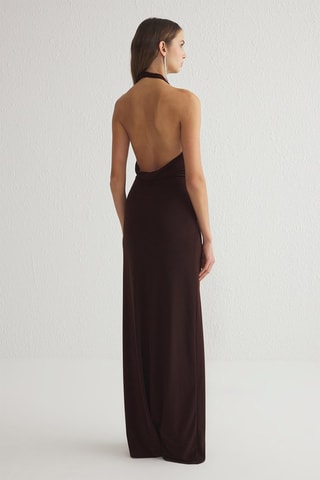 Robe longue - Marron