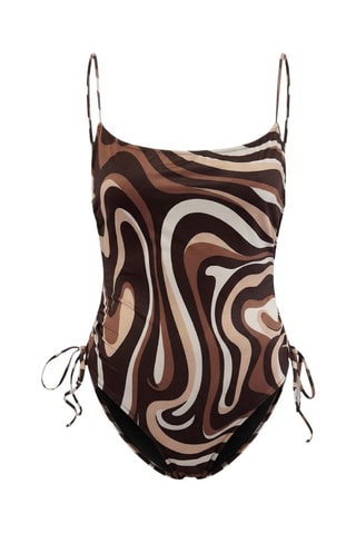 Maillot 1 pièce - Marron