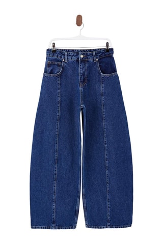 Jean taille haute - Bleu