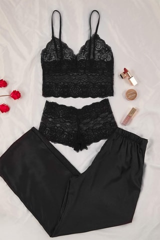 Pyjama 3 pièces - Noir