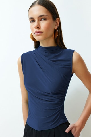 Top - Bleu foncé