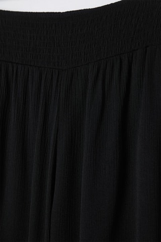Pantalon palazzo taille haute - Noir
