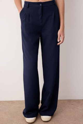 Pantalon droit - Bleu