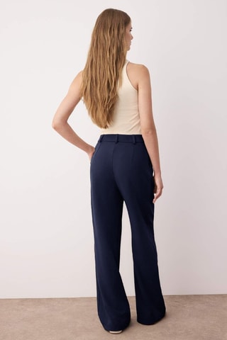 Pantalon droit - Bleu