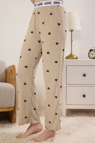 Pyjama - Noir et beige