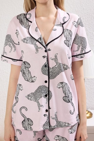 Pyjama - Noir et rose