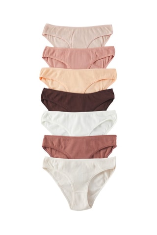 7 culottes - Blanc