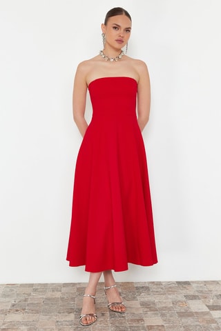 Robe bustier - Rouge
