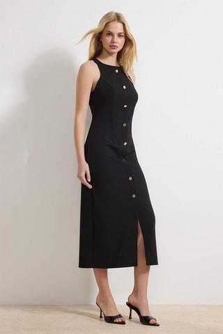Robe midi - Noir
