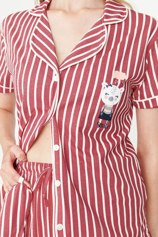 Pyjama 2 pièces - Blanc et rose