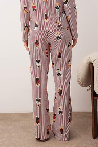 Pyjama - Blanc, noir et rouge
