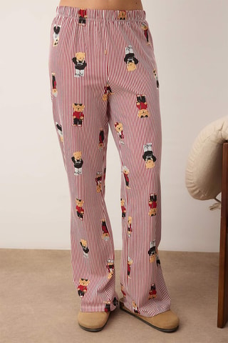 Pyjama - Blanc, noir et rouge
