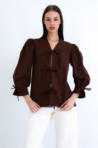 Blouse - Marron