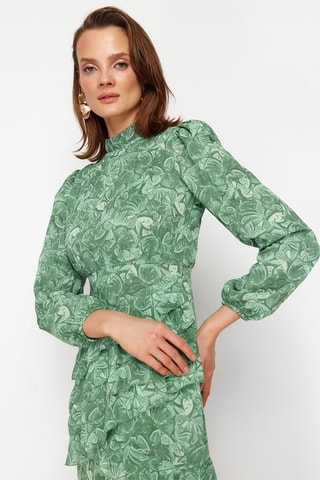 Robe longue - Vert