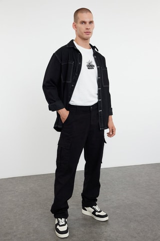 Pantalon cargo - Noir