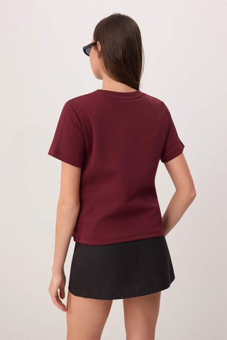 T-shirt regular - Bordeaux