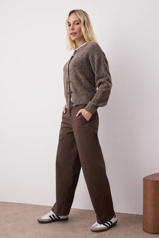 Jean baggy - Marron