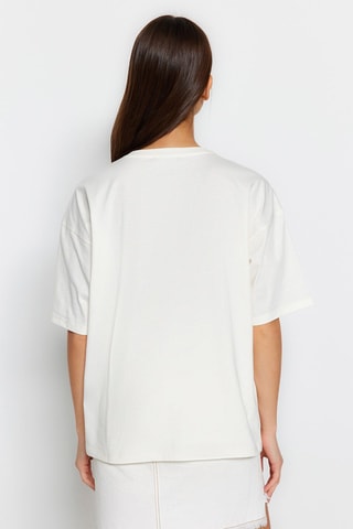 T-shirt wide - Blanc