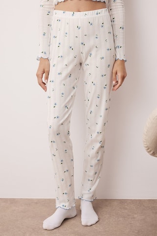 Pyjama - Blanc, bleu et vert