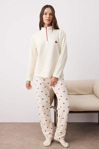 Pyjama - Blanc, rouge et vert