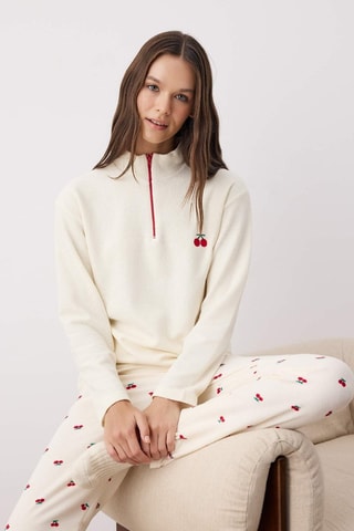Pyjama - Blanc, rouge et vert