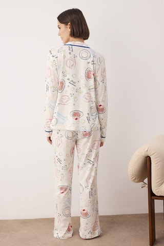 Pyjama - Blanc, rouge et bleu