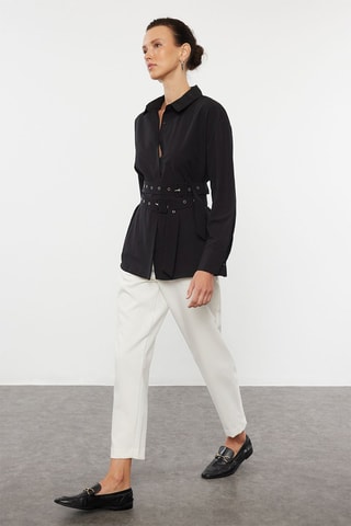 Chemisier oversize - Noir