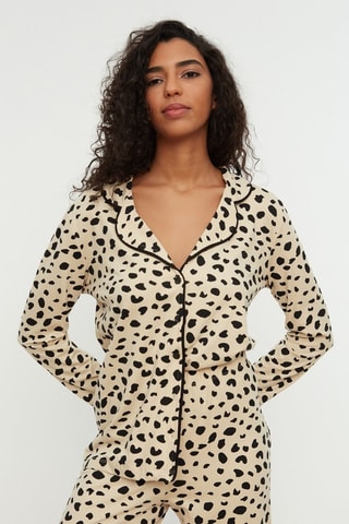Pyjama - Beige et noir