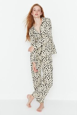 Pyjama - Beige et noir