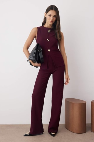 Top et pantalon - Violet