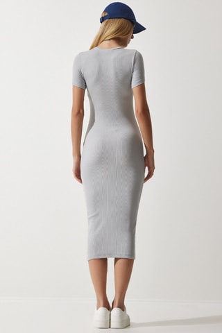 Robe fourreau - Beige