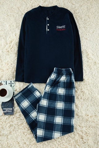 Pyjama - Blanc, rouge et bleu