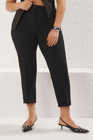 Pantalon cigarette - Noir