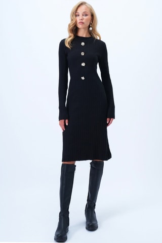 Robe droite - Noir