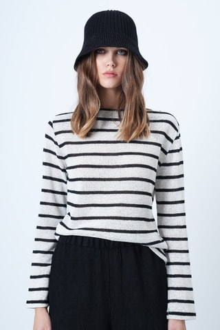 Pull - Blanc et noir